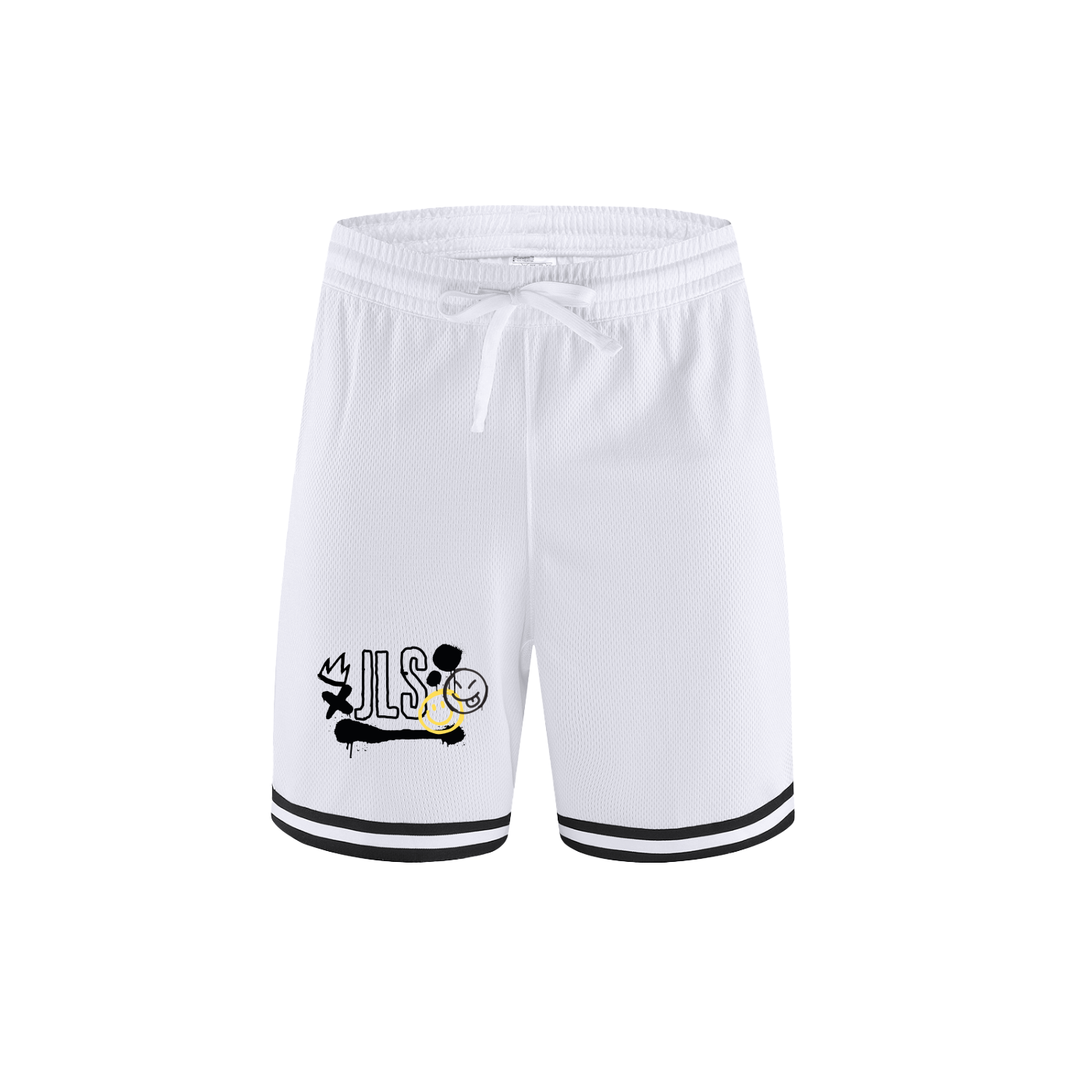 Classic Stripe Trim Basketball Shorts