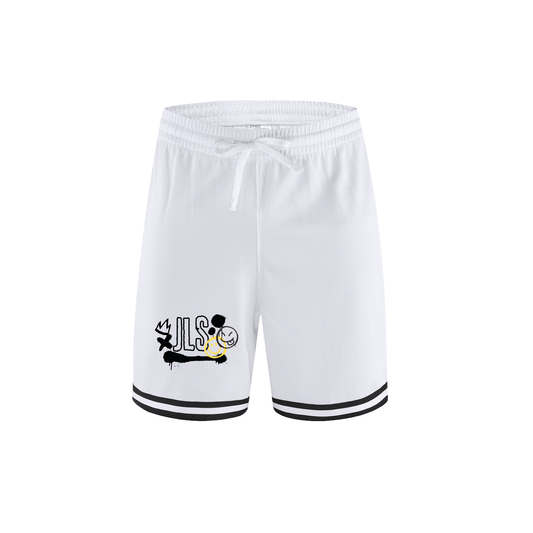 Classic Stripe Trim Basketball Shorts